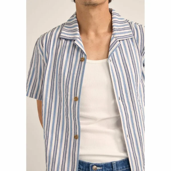 Rhythm Vacation Stripe Short-Sleeve Short - Men's