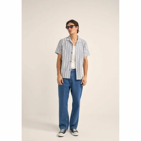 Rhythm Vacation Stripe Short-Sleeve Short - Men's