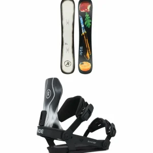 Ride Burnout Snowboard + A-10 Snowboard Bindings 2025