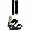 Ride Deep Fake Snowboard + x Autumn A-9 Snowboard Bindings 2024