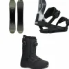 Ride Deep Fake Snowboard + A-10 Snowboard Bindings + Tnt Boa Snowboard Boots 2025