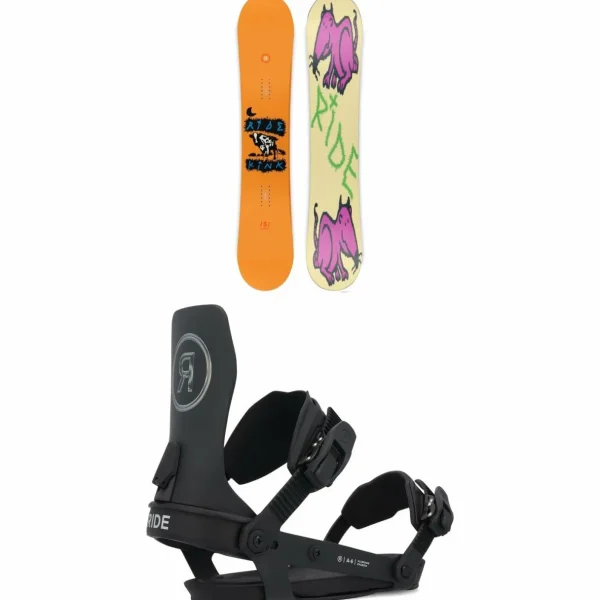 Ride Kink Snowboard + A-6 Snowboard Bindings 2025