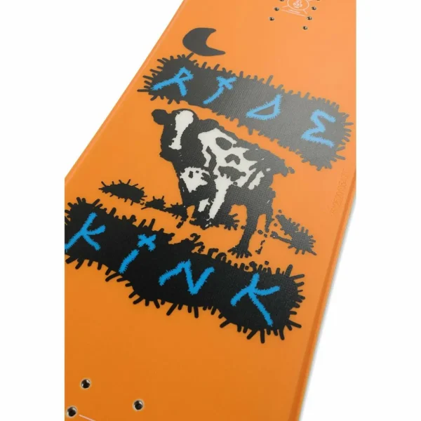 Ride Kink Snowboard + A-6 Snowboard Bindings 2025