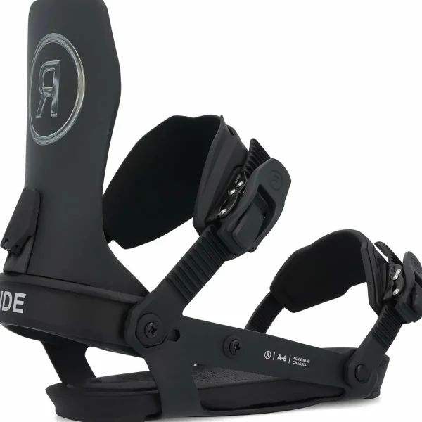 Ride Smokescreen Snowboard + A-6 Snowboard Bindings 2025