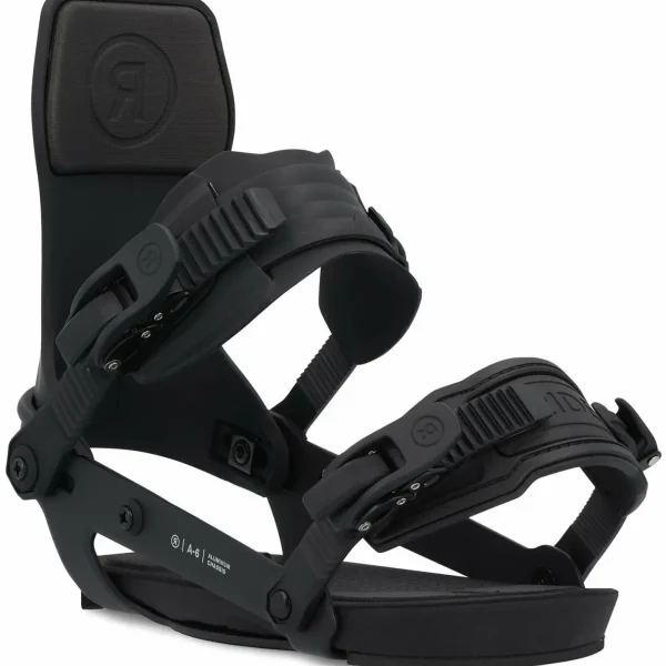Ride Smokescreen Snowboard + A-6 Snowboard Bindings 2025