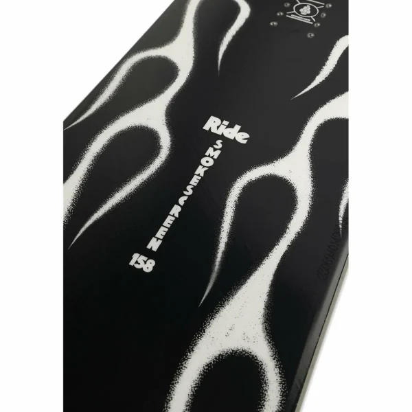 Ride Smokescreen Snowboard + A-6 Snowboard Bindings 2025