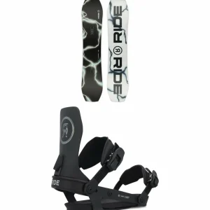 Ride Twinpig Snowboard + A-6 Snowboard Bindings 2025