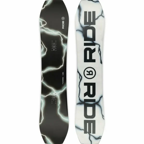 Ride Twinpig Snowboard + A-6 Snowboard Bindings 2025