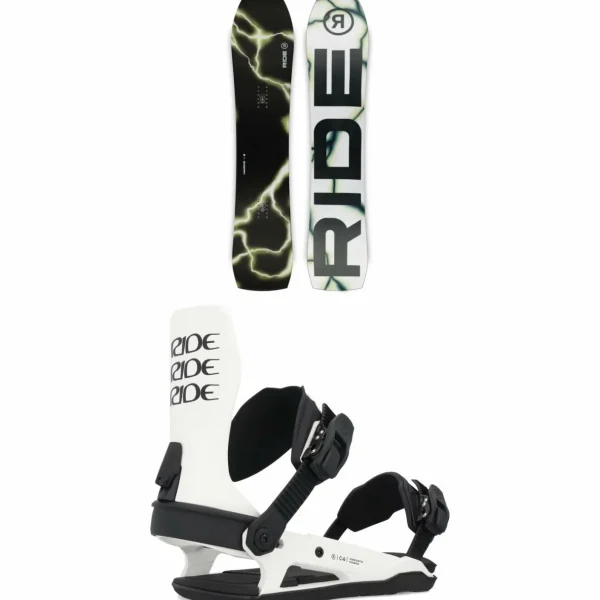 Ride Warpig Snowboard + C-6 Snowboard Bindings 2025