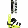 Ride Warpig Snowboard + C-4 Snowboard Bindings 2025