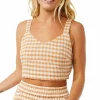Women Rip Curl Premium Surf Check Crop Top - Women's