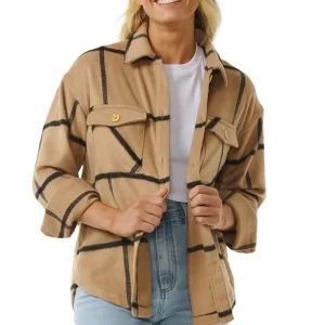 Women Rip Curl The Search Flannel Shirt - Women's