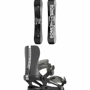 Rome Agent Pro Snowboard + 390 Boss Snowboard Bindings 2025