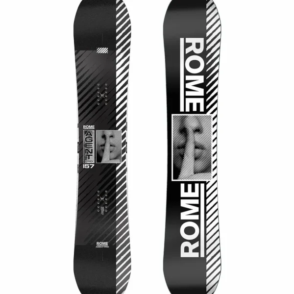 Rome Agent Pro Snowboard + 390 Boss Snowboard Bindings 2025