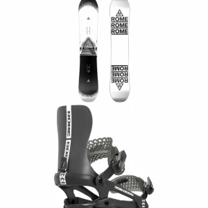 Rome Artifact Pro Snowboard + 390 Boss Snowboard Bindings 2025