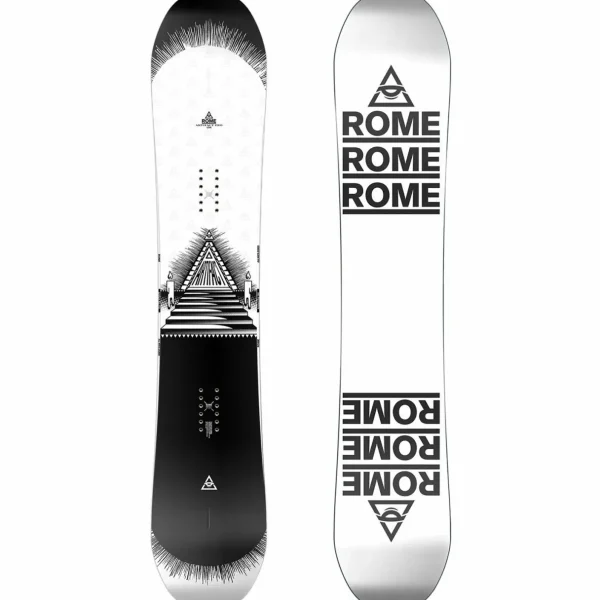 Rome Artifact Pro Snowboard + 390 Boss Snowboard Bindings 2025