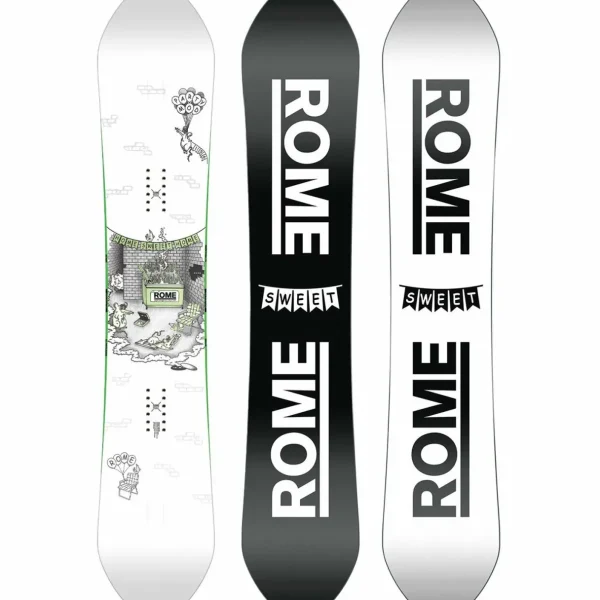 Rome Party Mod Snowboard + Vice Snowboard Bindings 2025