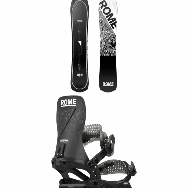 Rome Ravine Pro Snowboard + Katana Pro Snowboard Bindings 2025