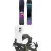 Rome Service Dog Snowboard + Trace Snowboard Bindings 2025