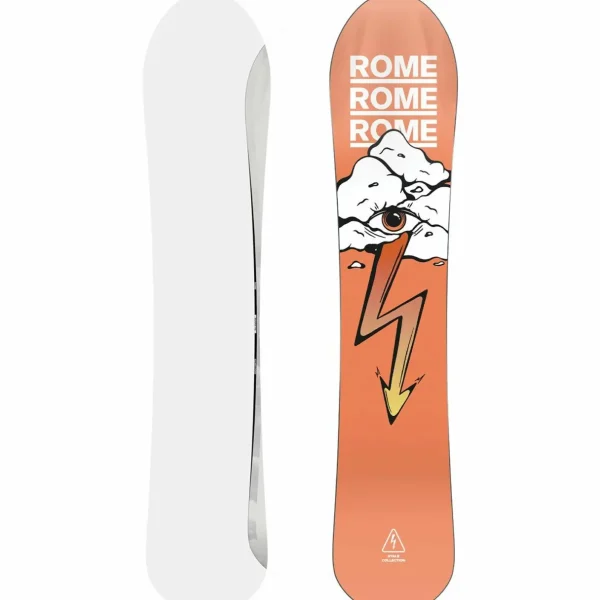 Rome Stale Fish Snowboard + D.O.D. Snowboard Bindings 2025