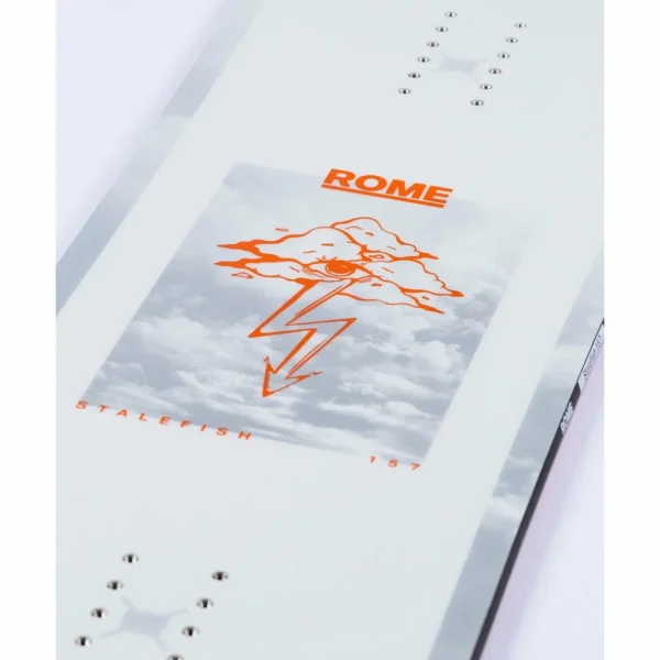 Rome Stale Fish Snowboard + D.O.D. Snowboard Bindings 2025