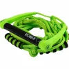Ronix 11" Handle + 25ft 5-Section Silicone Bungee Surf Rope 2024