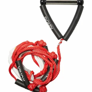 Ronix 10" Hide Grip Handle + 25 ft 5-Section Bungee Surf Rope