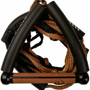 Ronix 10" Hide Grip Handle + 25 ft 5-Section Bungee Surf Rope