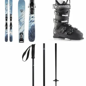 Rossignol Black Ops 92 Skis + Xpress 11 GW Bindings + Hi-Speed 80 HV Ski Boots + evo Merge Ski Poles 2024