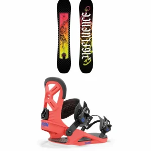 Kids Rossignol Jibfluence Snowboard + Union Cadet Snowboard Bindings - Kids' 2025