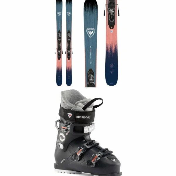 Rossignol Rallybird Soul Pro Skis + XP 10 Bindings + Kelia 50 Ski Boots - Women's 2025