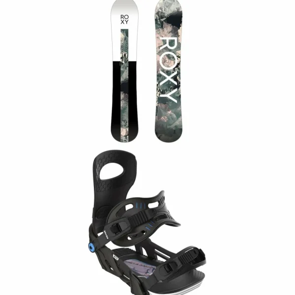Roxy Smoothie C2 Snowboard + Bent Metal Metta Snowboard Bindings - Women's 2025