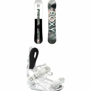 Roxy Smoothie C2 Snowboard + Rock-It Dash Snowboard Bindings - Women's 2025