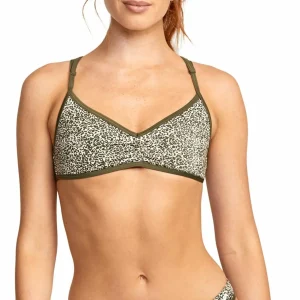 Women RVCA Blocked Bralette Bikini Top - Women's