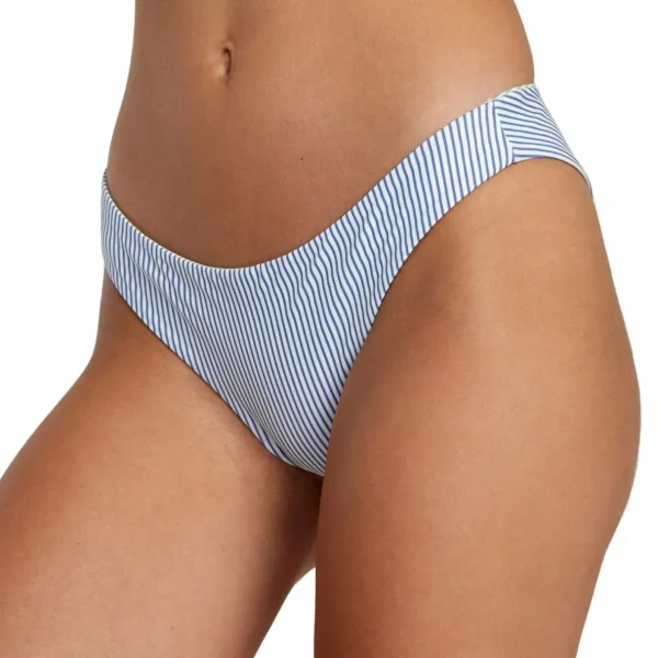 Women RVCA Tri Stripe Reversible Cheeky Bottom - Women's