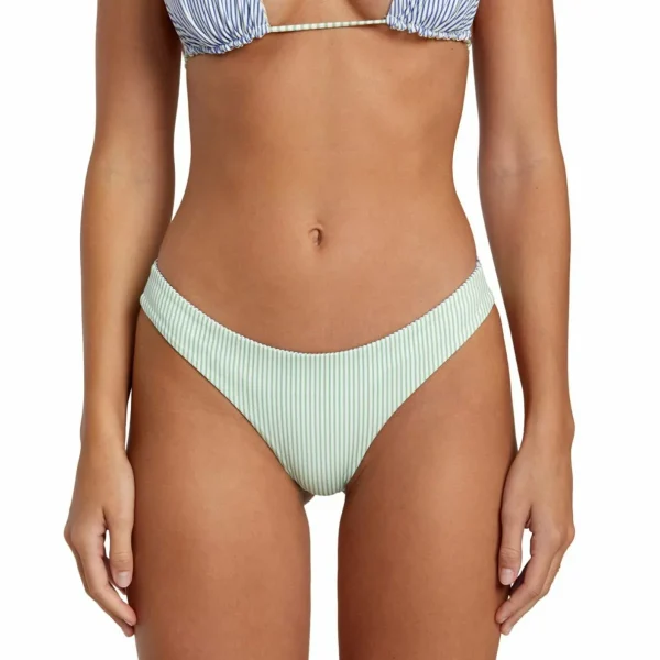 Women RVCA Tri Stripe Reversible Cheeky Bottom - Women's