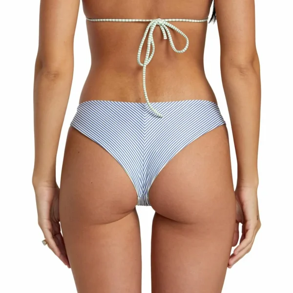 Women RVCA Tri Stripe Reversible Cheeky Bottom - Women's