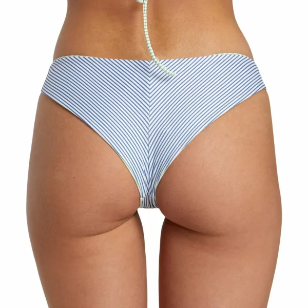 Women RVCA Tri Stripe Reversible Cheeky Bottom - Women's