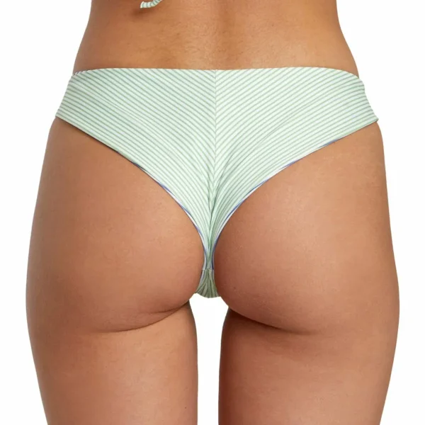 Women RVCA Tri Stripe Reversible Cheeky Bottom - Women's