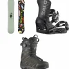 Salomon Abstract Snowboard + District Snowboard Bindings + X Approach Lace SJ Boa Snowboard Boots 2025