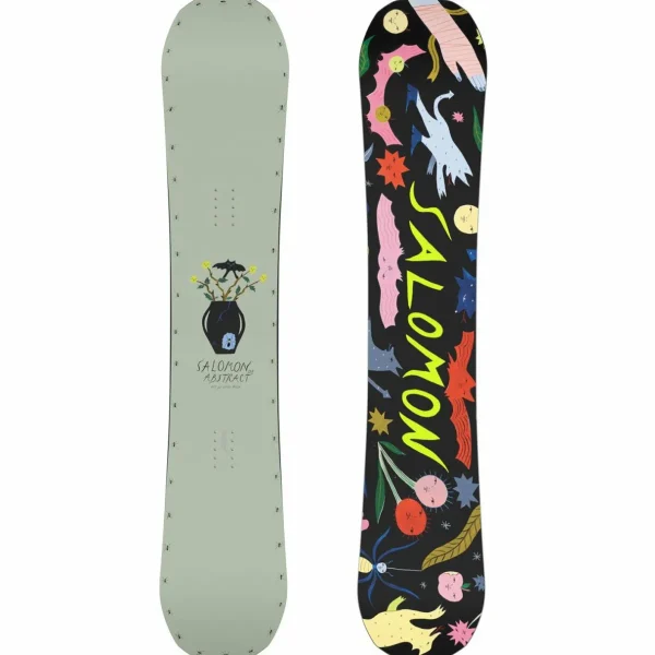 Salomon Abstract Snowboard + Hologram Snowboard Bindings 2025