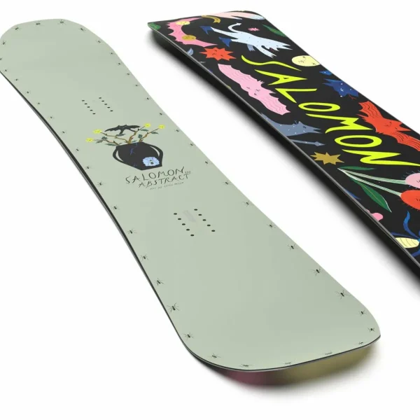 Salomon Abstract Snowboard + Hologram Snowboard Bindings 2025