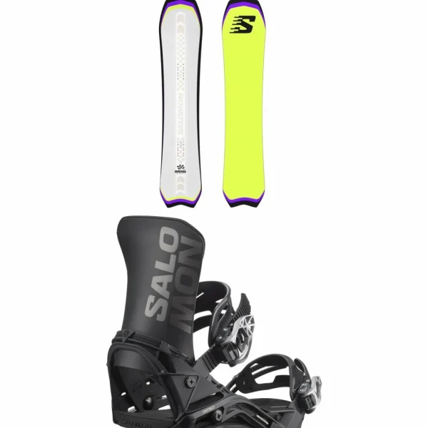 Salomon Dancehaul Snowboard + District Snowboard Bindings 2025