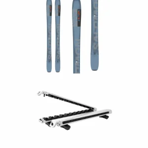 Salomon QST 92 Skis + Küat Grip 6 Ski/Snowboard Rack 2025