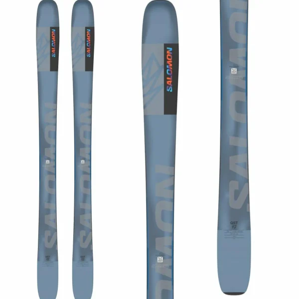 Salomon QST 92 Skis + Küat Grip 6 Ski/Snowboard Rack 2025