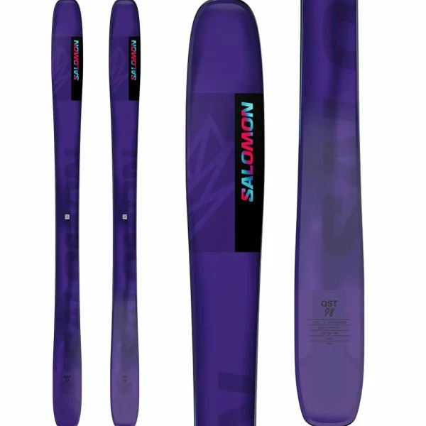 Salomon QST 98 Skis + Strive 12 GW Ski Bindings 2025