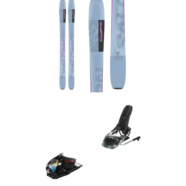 Salomon QST Lux 92 Skis - Women's + Look Pivot 14 GW Ski Bindings 2025