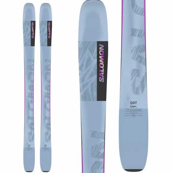Salomon QST Lux 92 Skis - Women's + Look x evo Pivot 15 GW Ski Bindings 2025