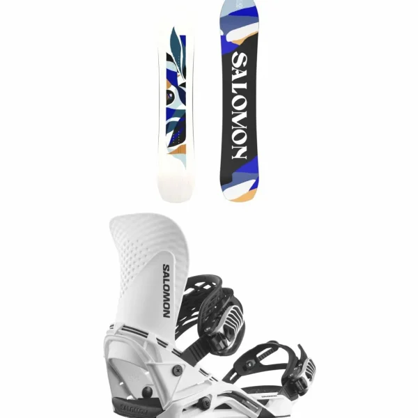 Salomon Rumble Fish Snowboard + Hologram Snowboard Bindings - Women's 2025
