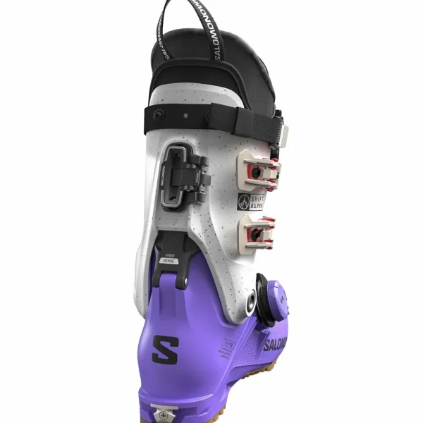 Salomon Shift Alpha BOA 130 Alpine Touring Ski Boots + QST Carbon S3 Ski Poles 2025